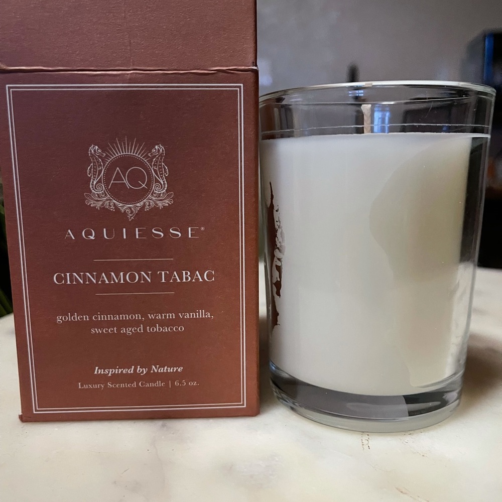 AQUIESSE Scented Candle Cinnamon Tabac 6.3 oz